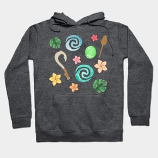 Polynesian Princess Pattern Hoodie